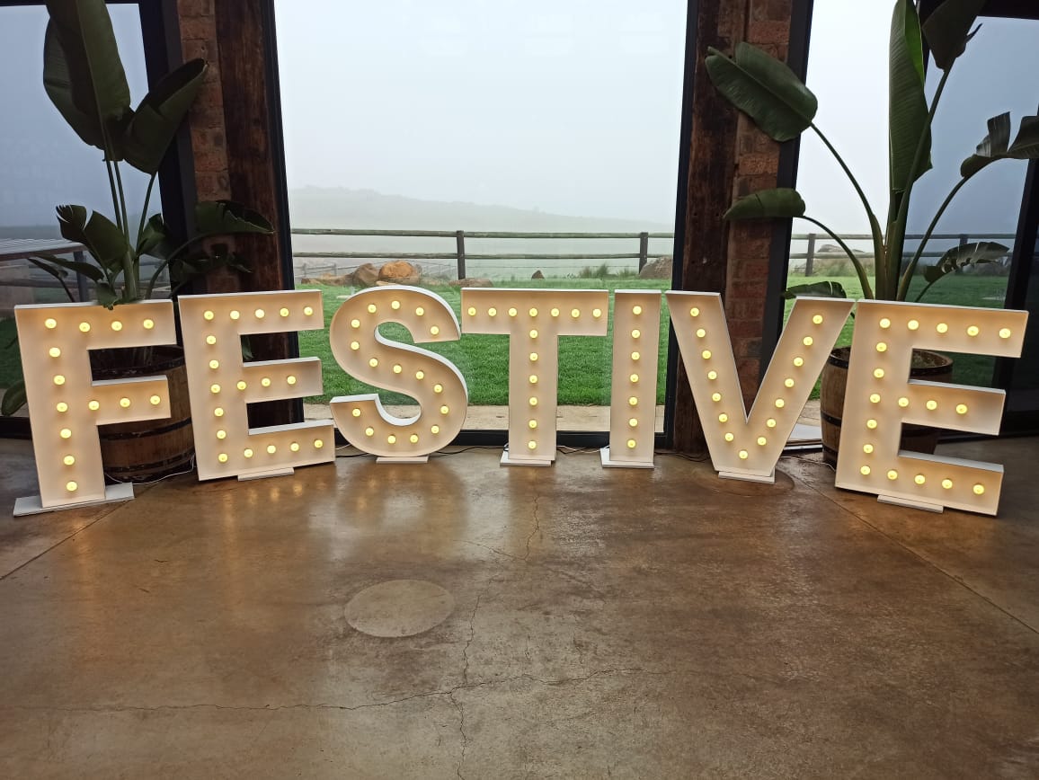 Marquee Letters hire Durban