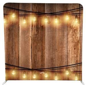 The Wooden Lights Backdrop for Weddings and Corporate Events in KZN