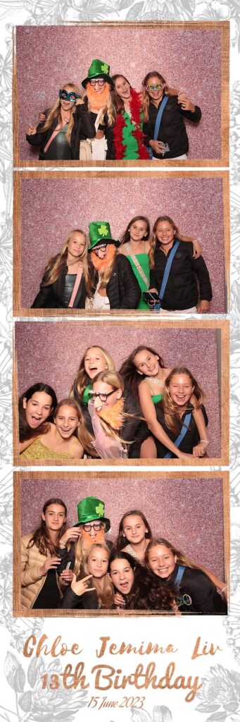 Photobooths for Kids Birthdays with instant Printed Photobooth strips or postcards. Professional Photobooths with Backdrops and Instant Photos