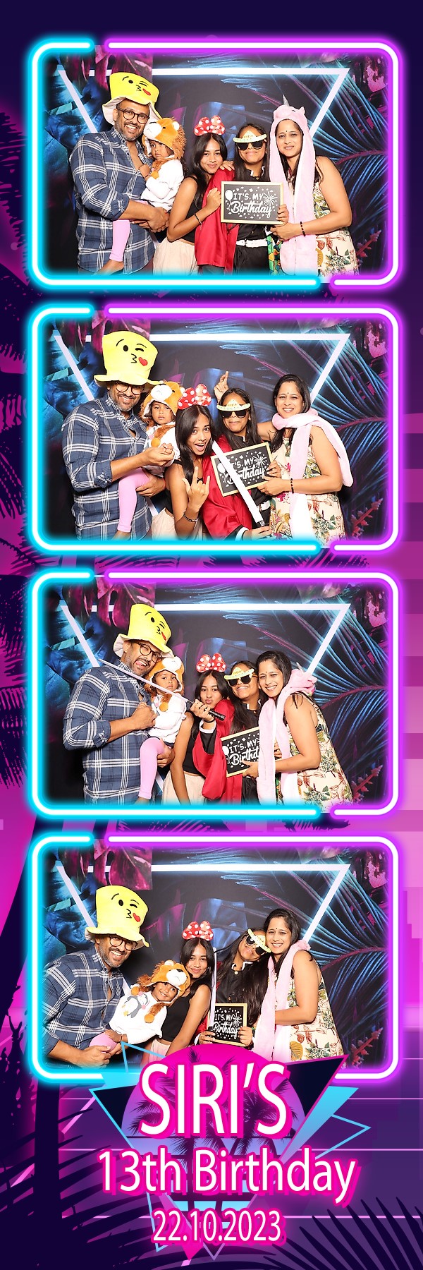 Photobooths for Kids Birthdays with instant Printed Photobooth strips or postcards. Professional Photobooths with Backdrops and Instant Photos