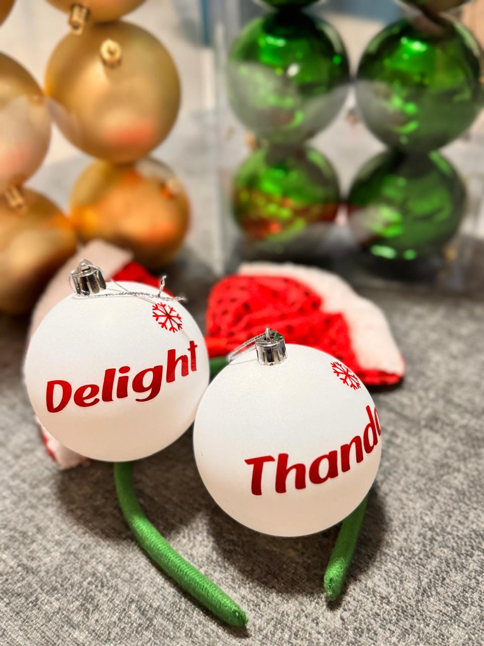 Christmas Baubles for Sale in Durban Gateng Cape Town and South Africa - Professional Vinyl Christmas Baubles for Gifts and Corporate Event Gifting